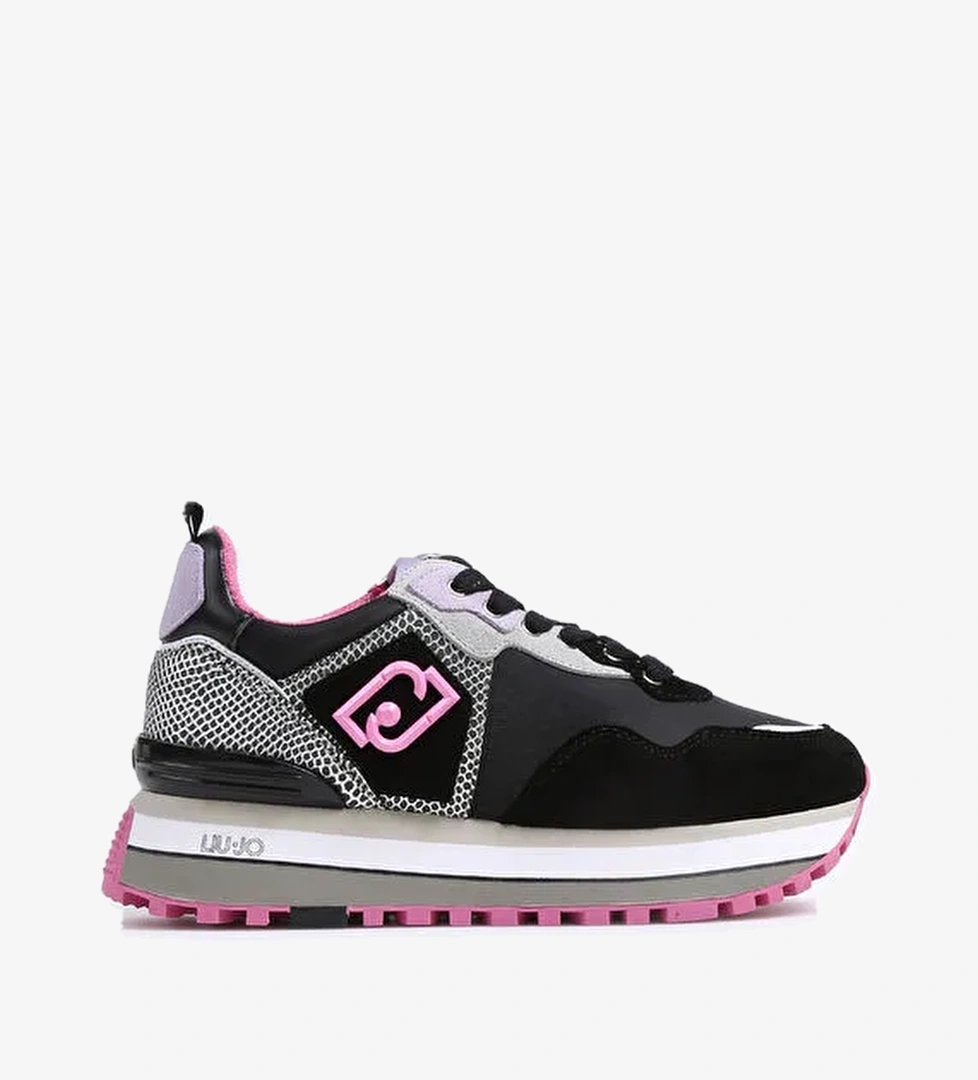 Liu Jo Liu Jo Siyah-Mor Kadın Deri - Kumaş Sneaker BA3013PX34722222 model görseli