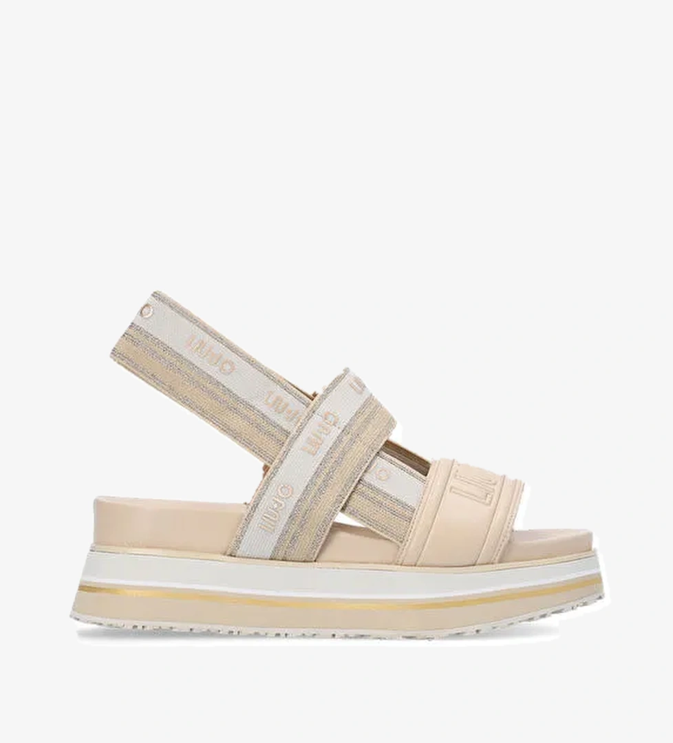 Liu Jo Pudra Kadın Deri Sandalet SA3027TX03950513 - Görsel 1