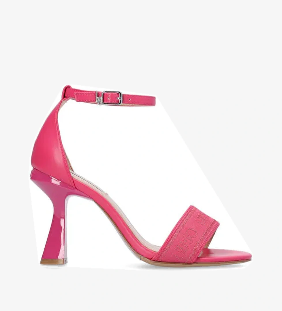 Liu Jo Pembe Kadın Deri Topuklu Ayakkabı SA3119EX083S1692 - Görsel 1