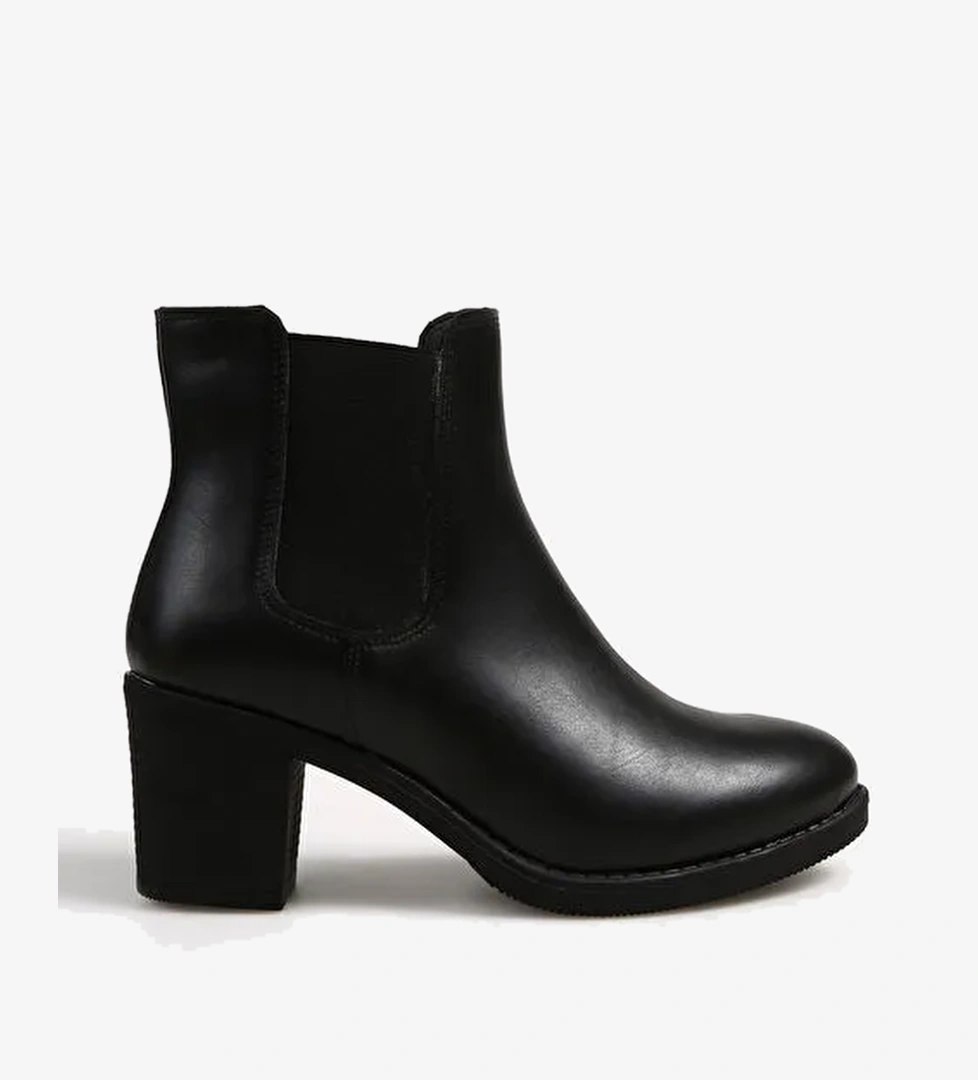 F By Fabrika Siyah Kadın Topuklu Bot LONDRY - Görsel 1