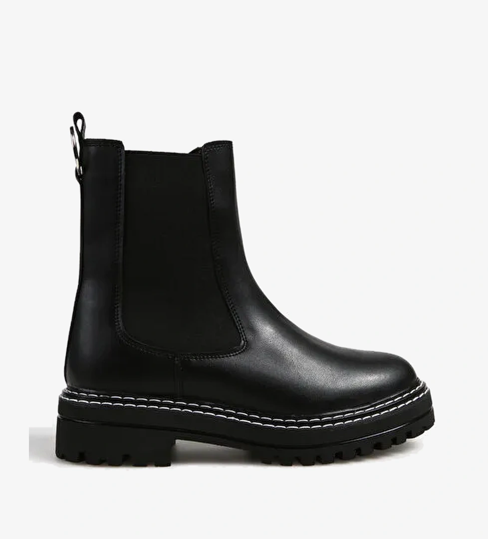 F By Fabrika Siyah Kadın Bot POLIS - Görsel 1