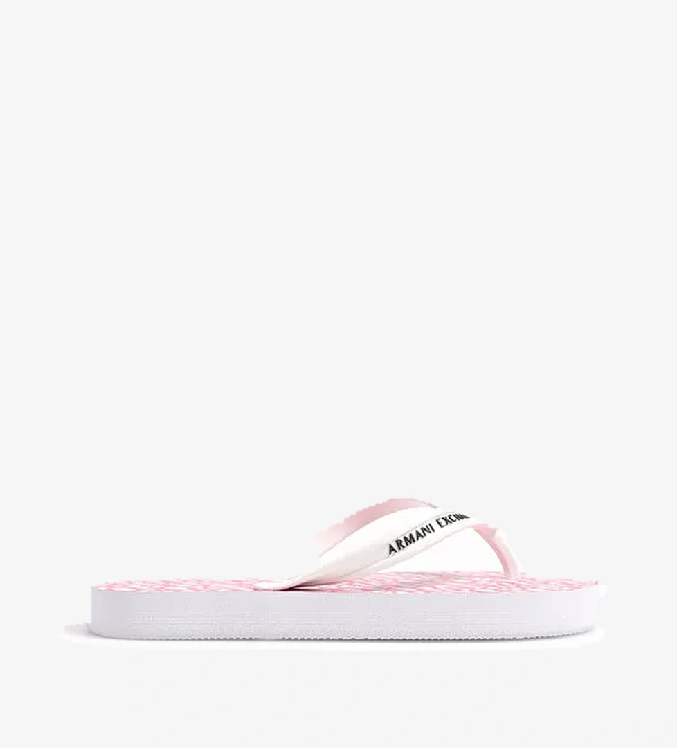 Armani Exchange Beyaz-Pembe Kadın Sandalet XDQ010XV700S606 - Görsel 1