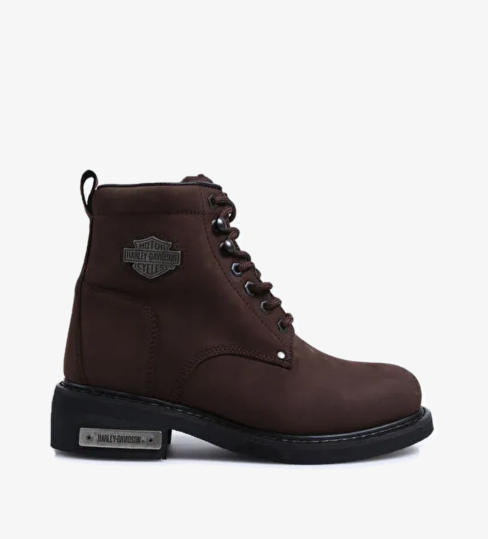 Harley Davidson Koyu Kahve Erkek Nubuk Bot GIBSON