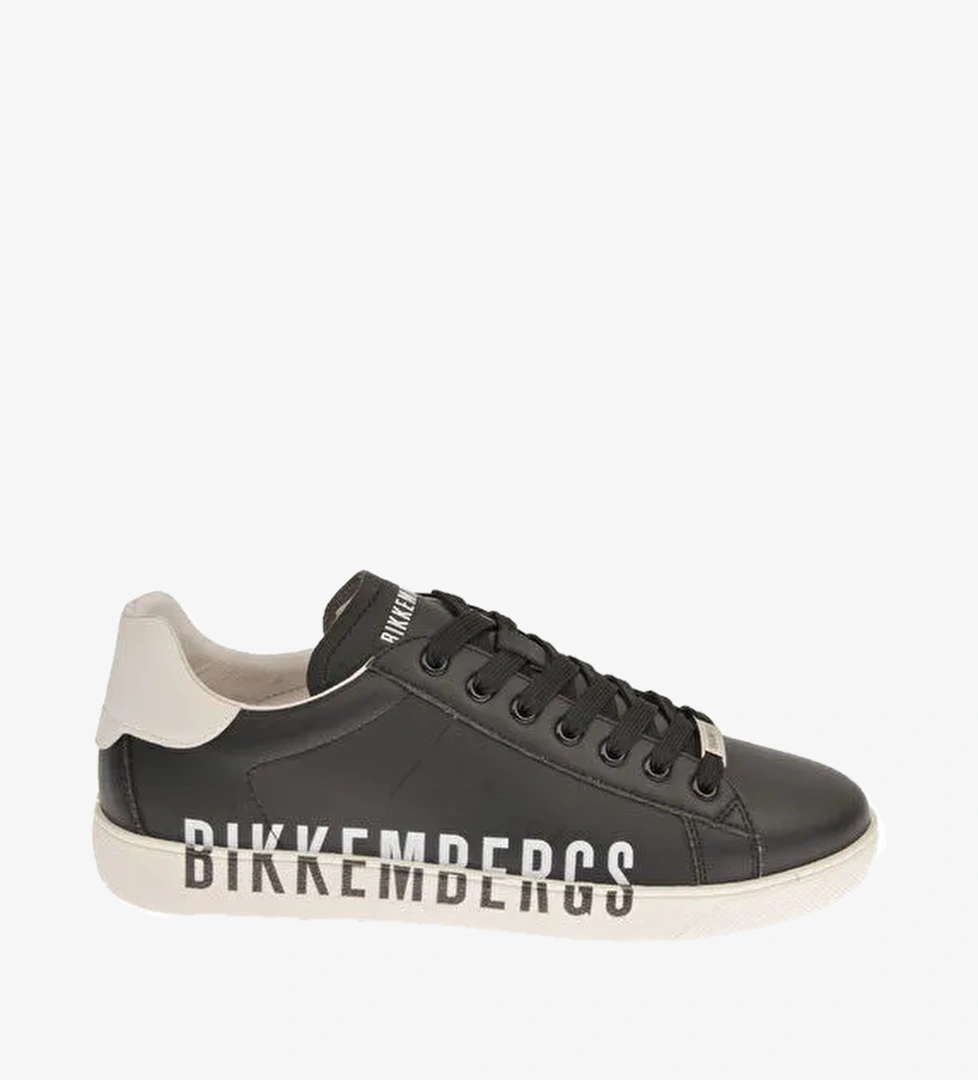 Dirk Bikkembergs Dirk Bikkembergs Siyah-Beyaz Erkek Deri Sneaker 19133/CP model görseli