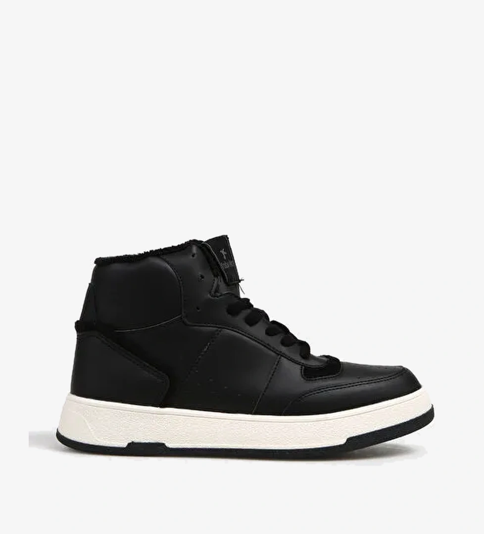 Fabrika Siyah Kadın Deri Sneaker MAGGIE - Görsel 1