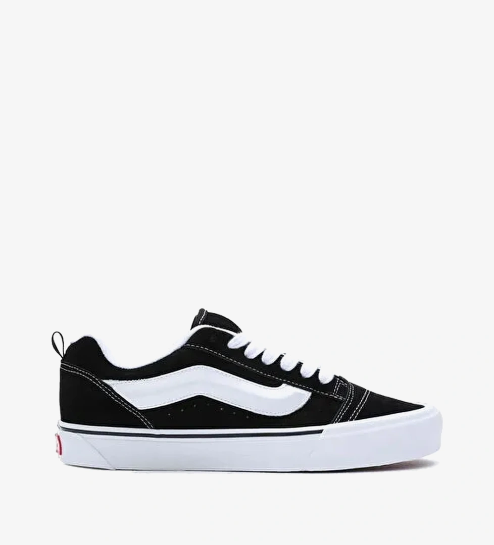 Vans VN0009QC6BT1 Knu Skool Siyah Deri Erkek Lifestyle Ayakkabı