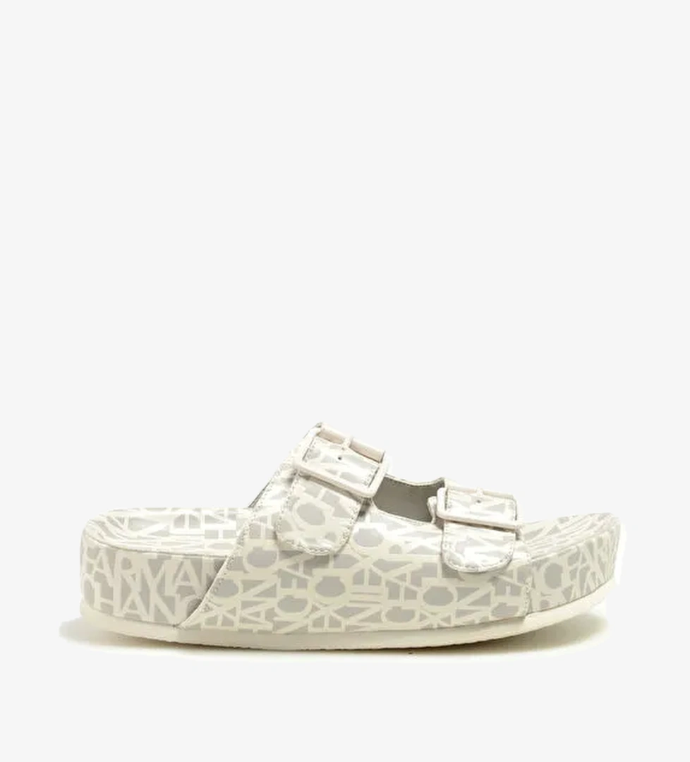 Armani Exchange Bej Kadın Sandalet XDP031XV683S054 - Görsel 1