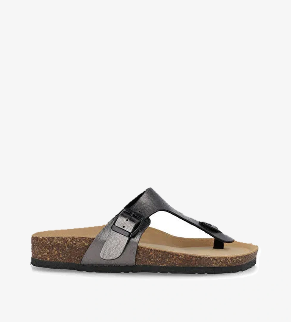 Più Natura Gri Kadın Terlik 94 A 902 IMB