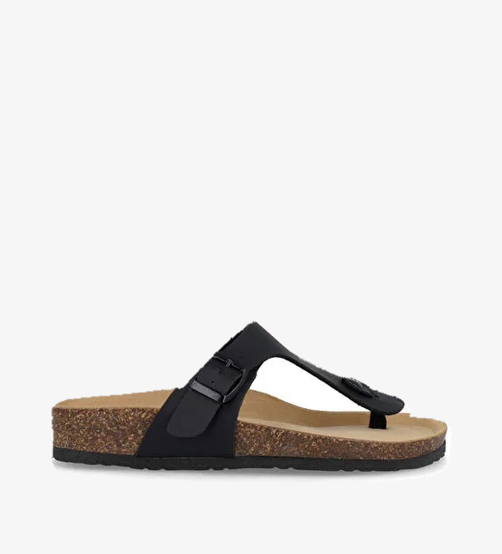 Più Natura Siyah Kadın Terlik 94 A 902 IMB - Görsel 1