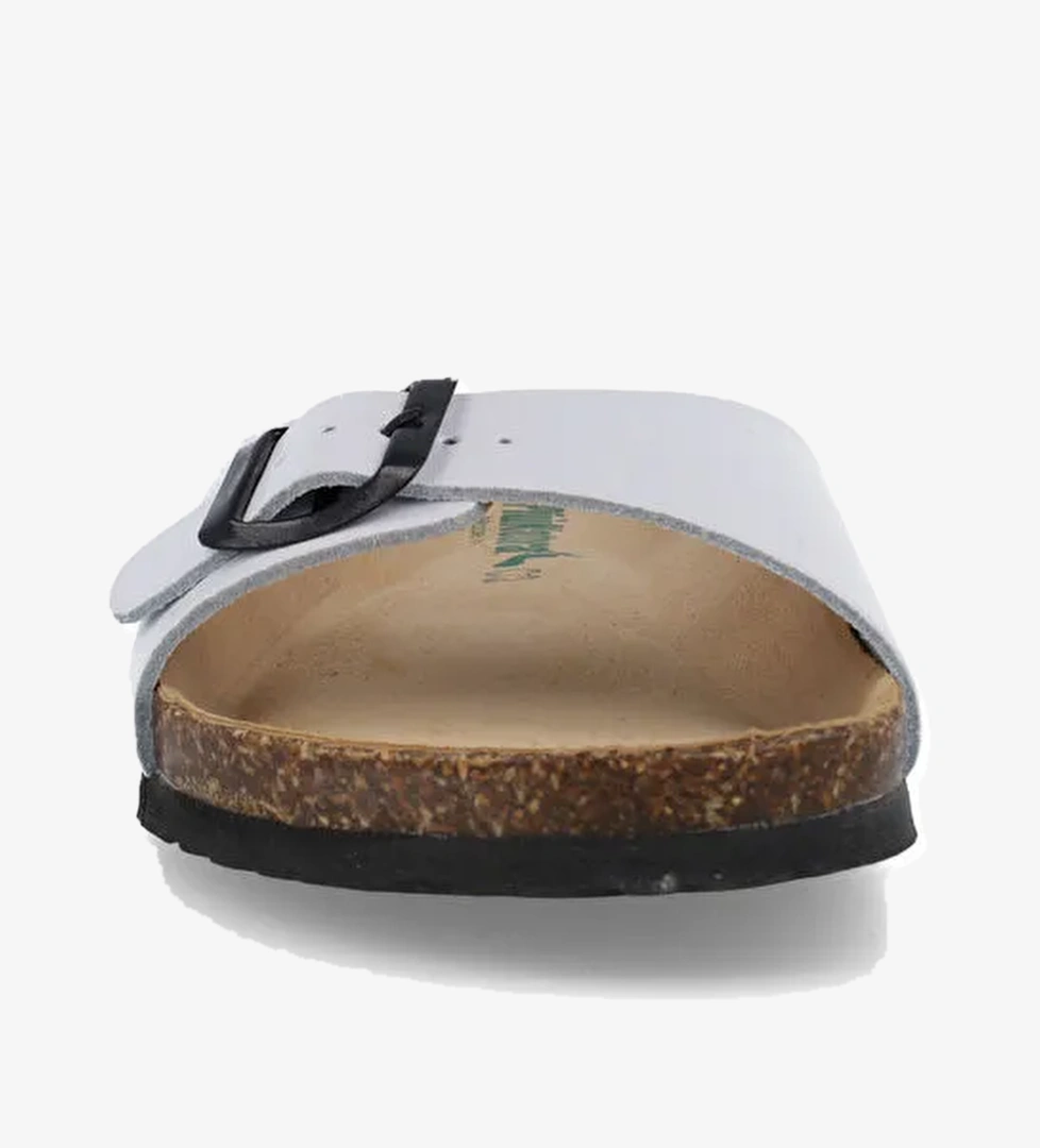 Pi Natura Più Natura Beyaz Kadın Deri Terlik 11 PASTIME IMB model görseli