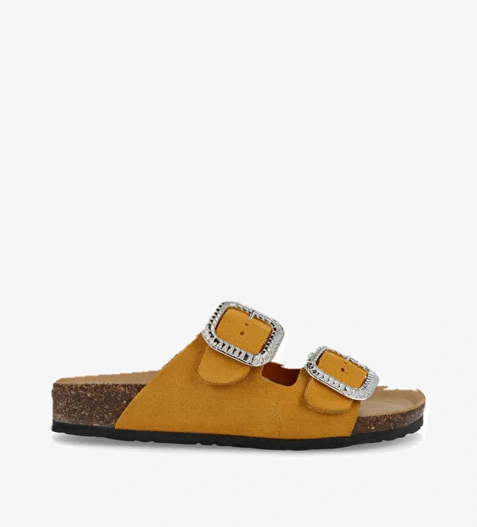 Più Natura Sarı Kadın Süet Terlik 11 A 2387 IMB - Görsel 1