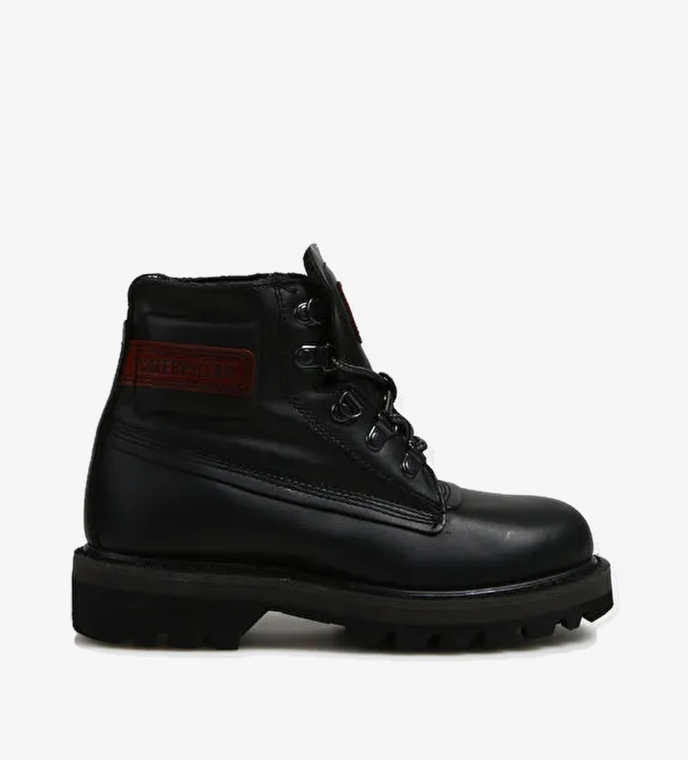 Caterpillar Caterpillar Tarçın Siyah Kadın Deri Bot Rework model görseli