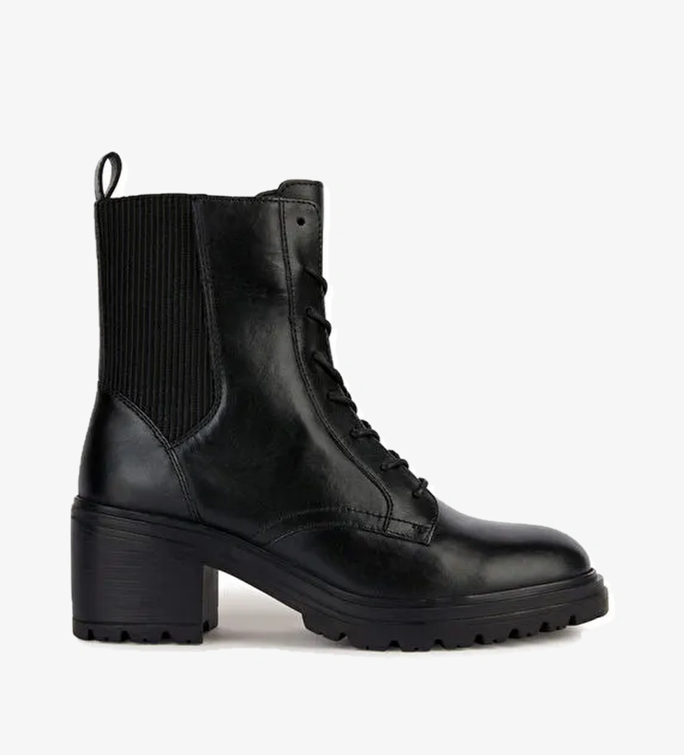 Geox Siyah Kadın Deri Topuklu Bot D36QCD00043C9999 - Görsel 1