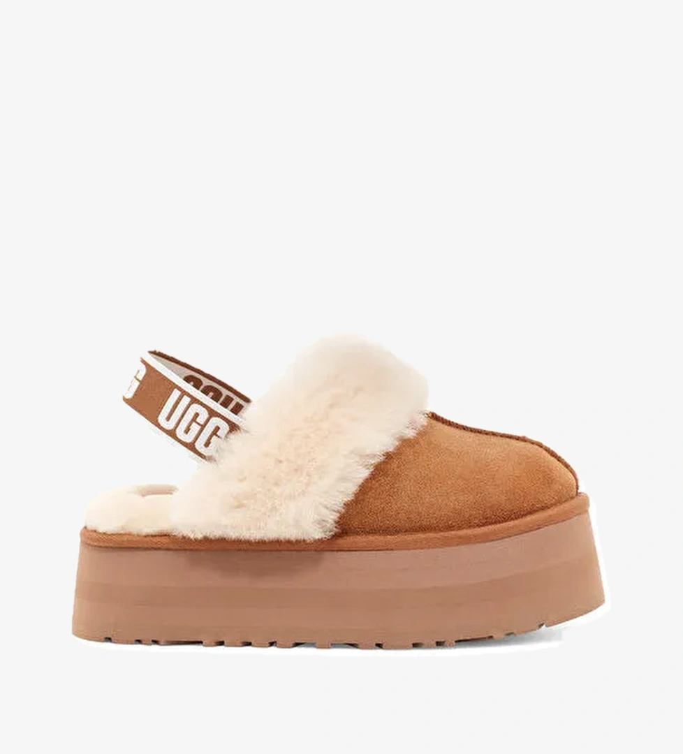 Ugg W FUNKETTE Taba Kadın Süet + Deri Terlik 1113474 model görseli