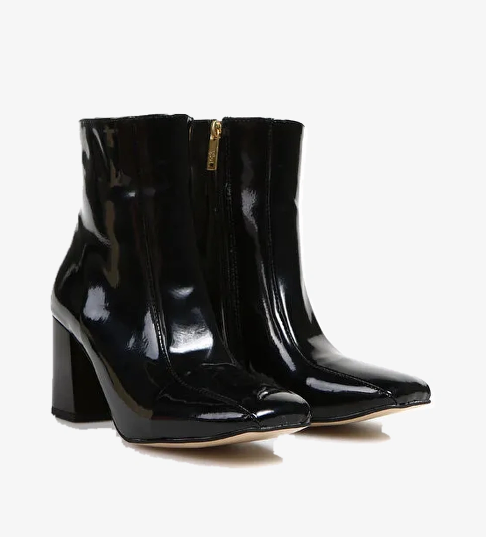 Fabrika Siyah Kadın Topuklu Bot STABIA RUGAN - Görsel 1