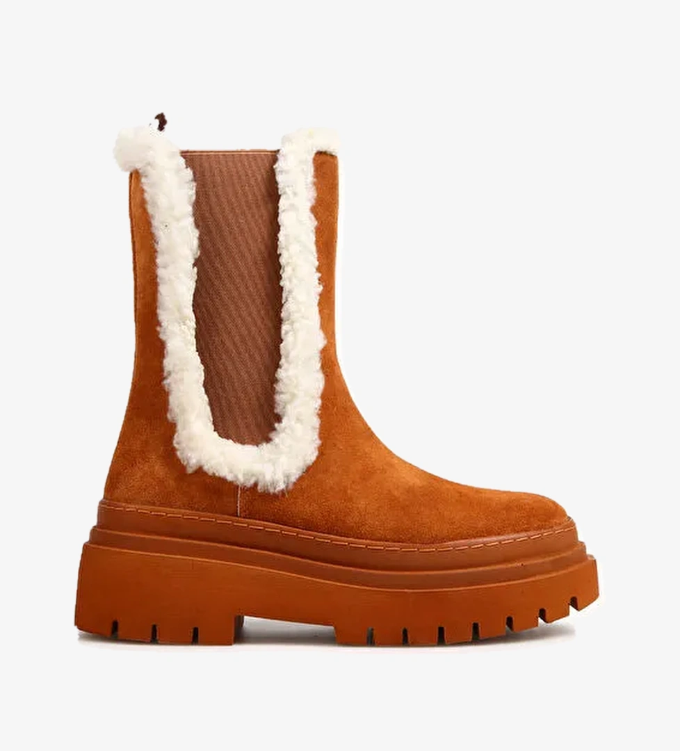 Fabrika Fabrika Taba Kadın Süet Bot MELO model görseli