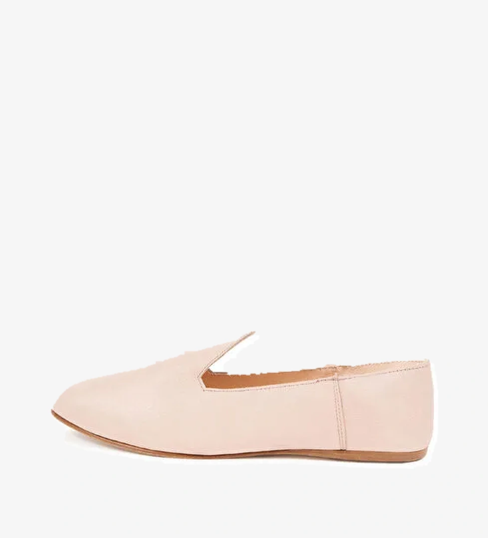Osay Pembe Kadın Deri Loafer LA PINK SAND - Görsel 1