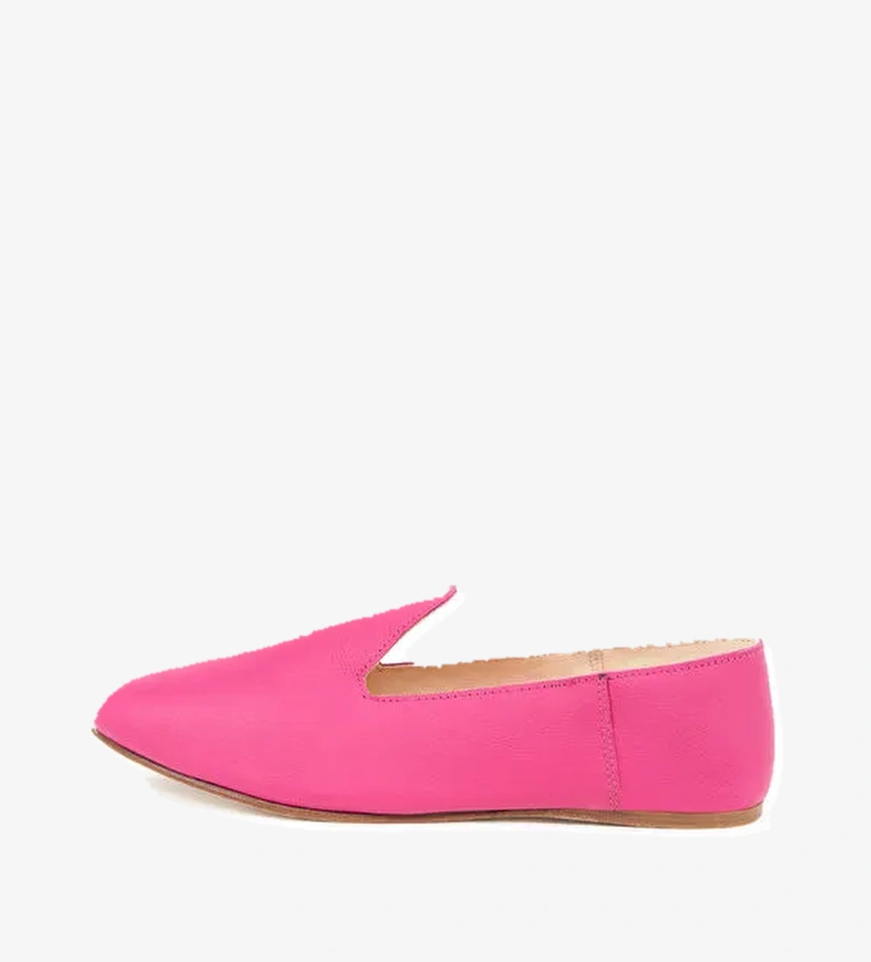 Osay Osay Fuşya Kadın Deri Loafer LA FUCHSIA model görseli
