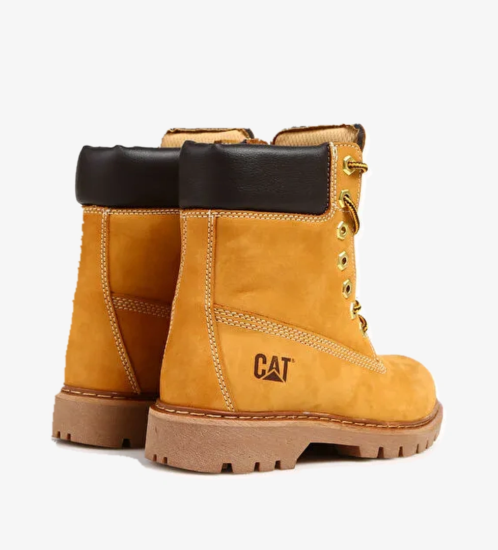 Caterpillar Caterpillar Hardal Kadın Nubuk Bot CLOVIS model görseli