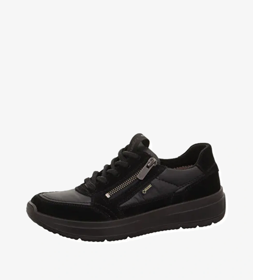 Legero Siyah Kadın Süet Sneaker 2-000239-0200 - Görsel 1