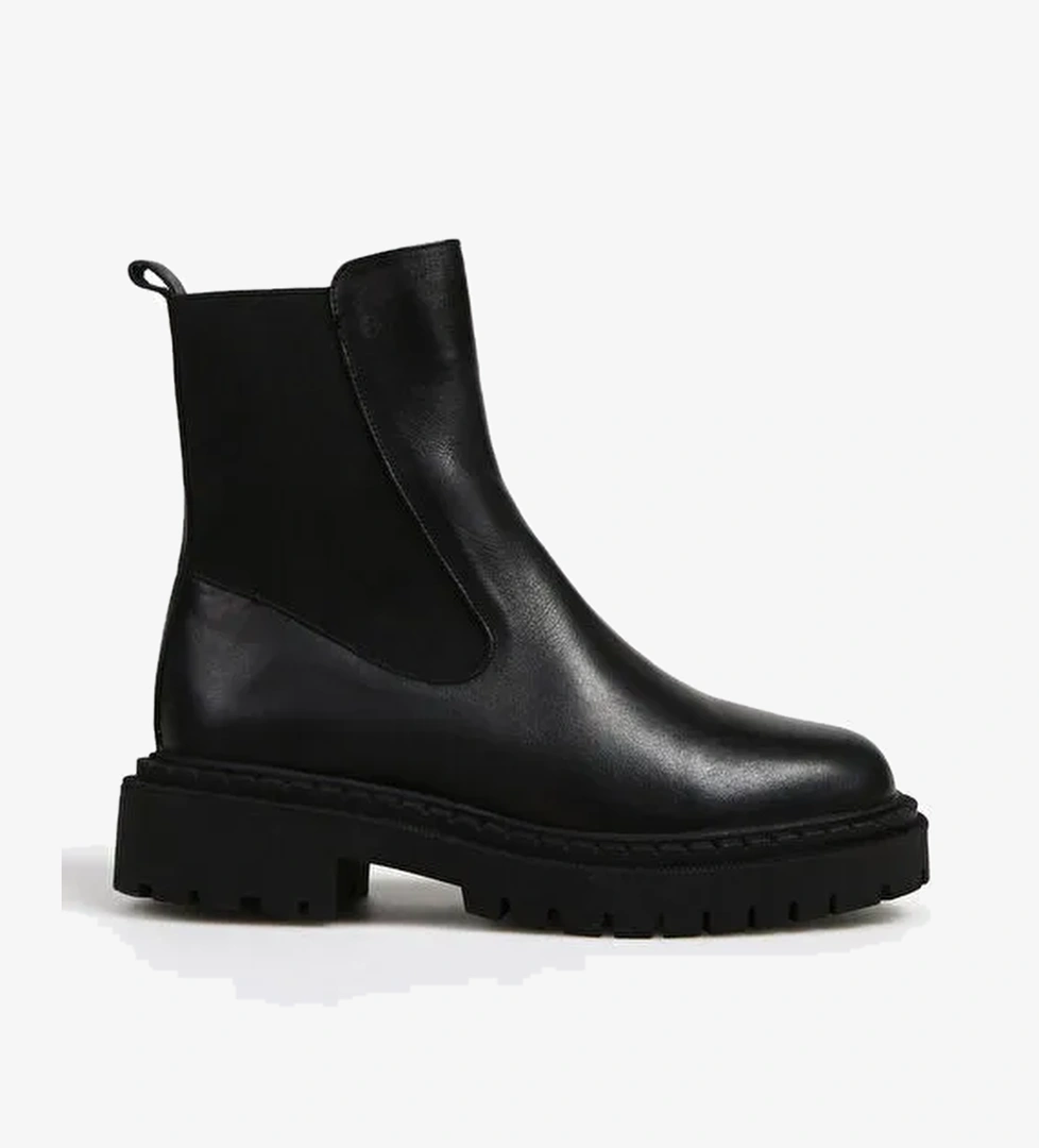 Bulldozer Bulldozer Siyah Kadın Deri Bot BUL-240562 model görseli