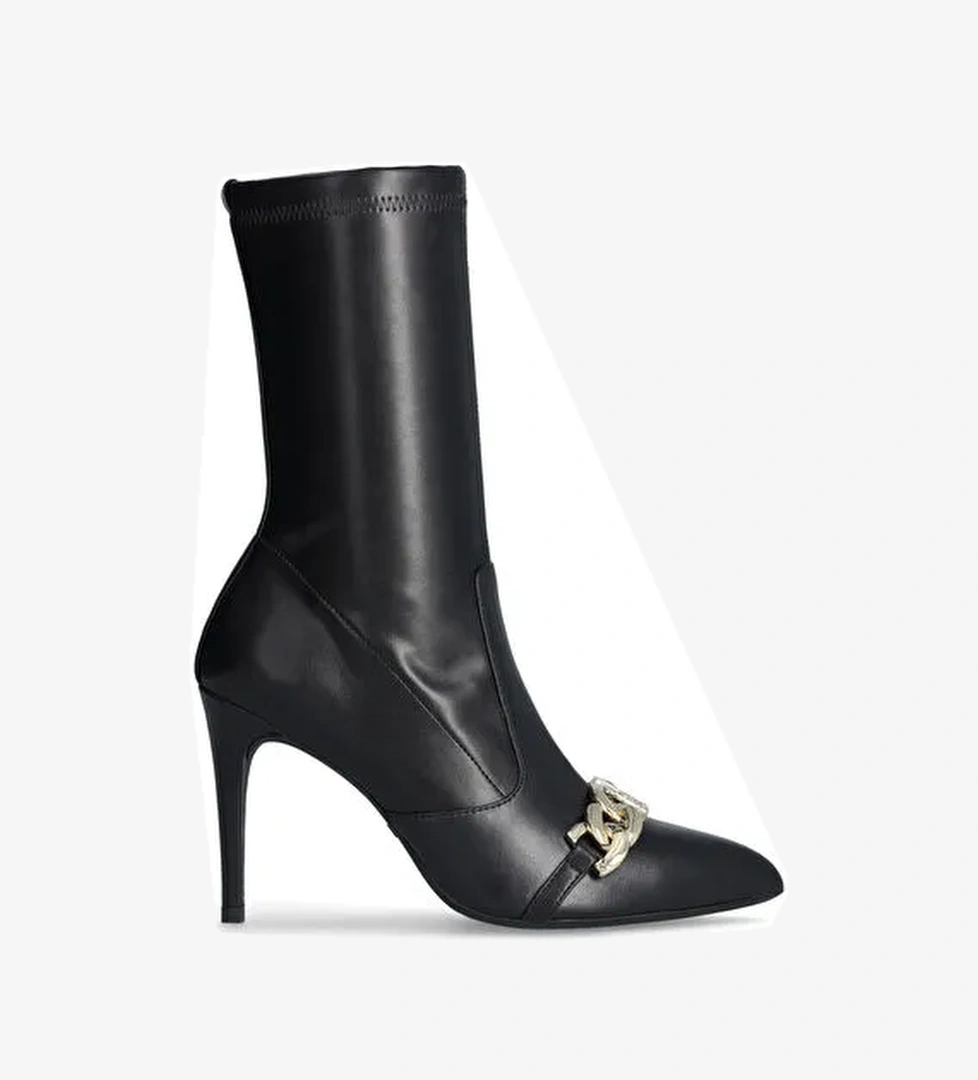 Liu Jo Siyah Kadın Deri Topuklu Bot VICKIE 137 - Görsel 1