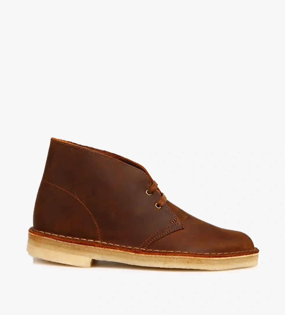 Clarks Kahverengi Erkek Deri Bot Desert Boot