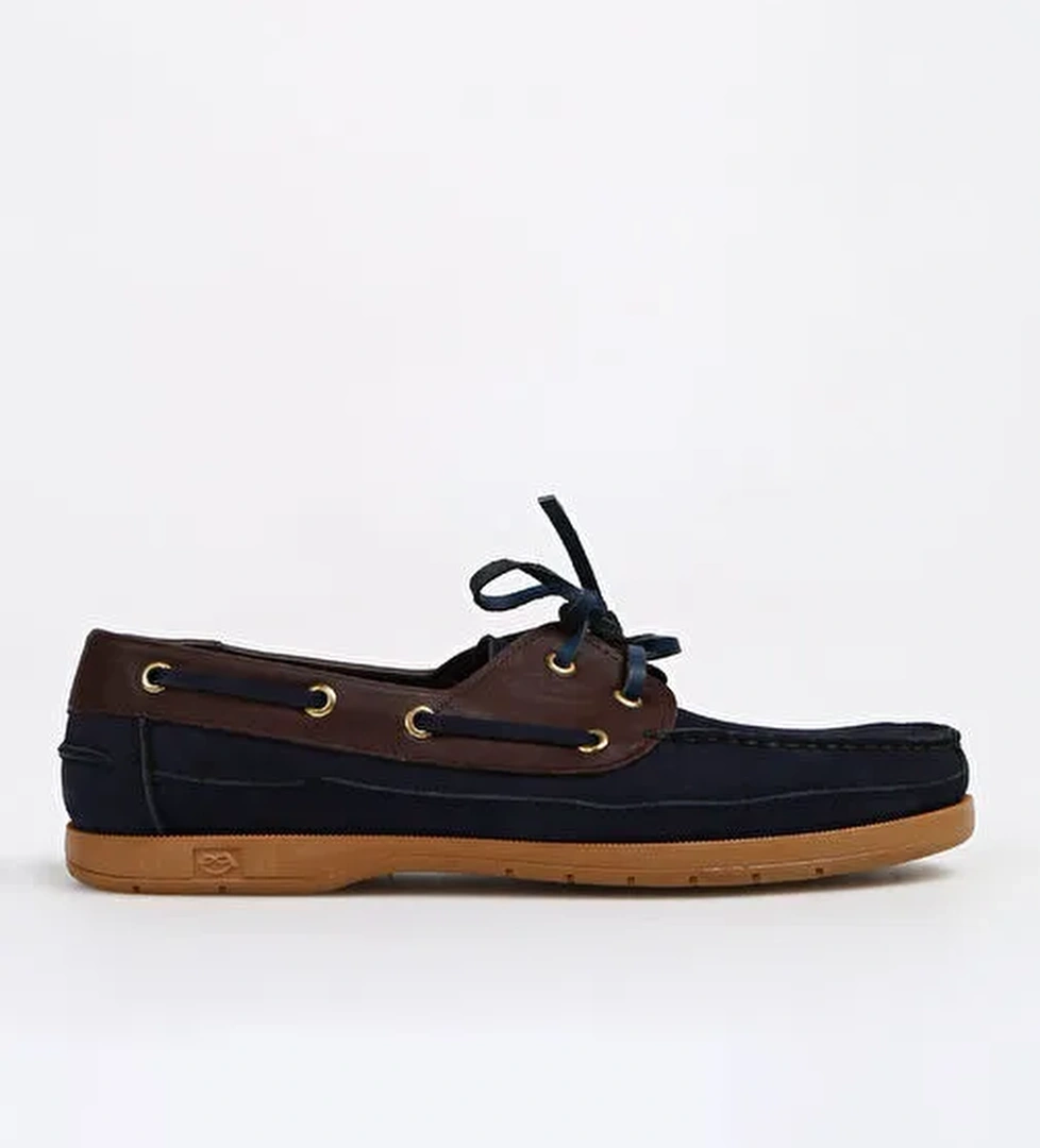 Fabrika Comfort Lacivert Erkek Deri Günlük Ayakkabı UPPERT-NEW - Görsel 1