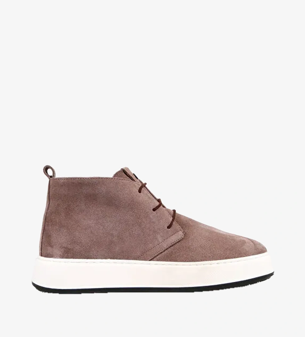 Fabrika Fabrika Vizon Siyah Erkek Deri Süet Sneaker Belford model görseli