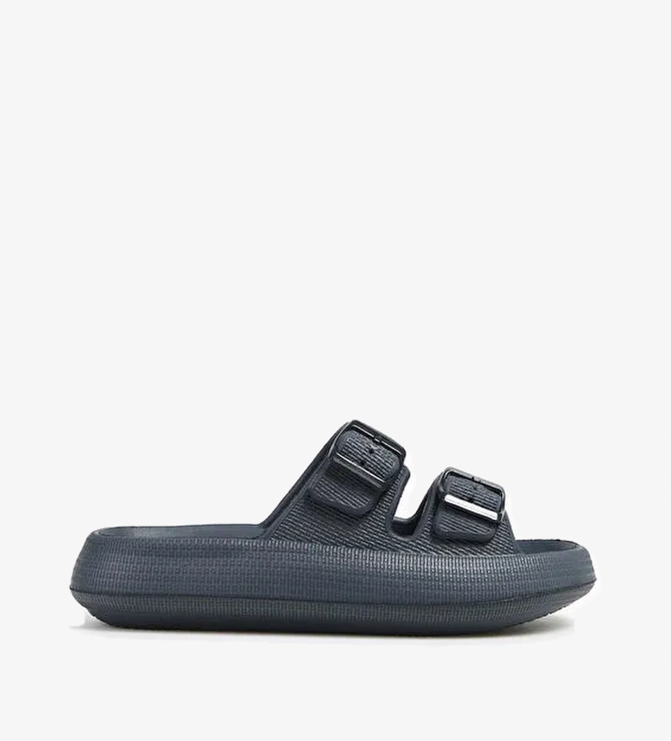 Fabrika Antrasit Erkek Plaj Terliği ESTELLA