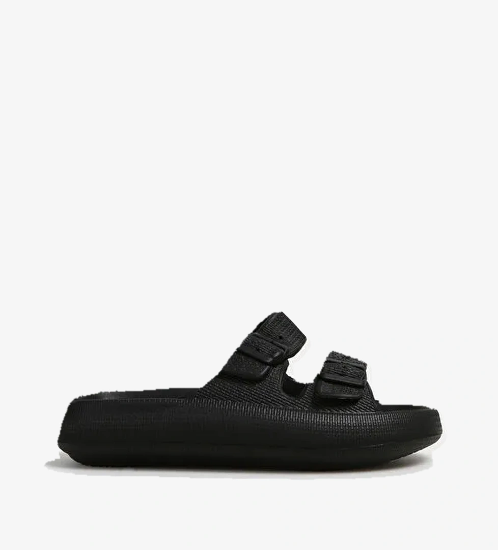 Fabrika Siyah Erkek Plaj Terliği ESTELLA