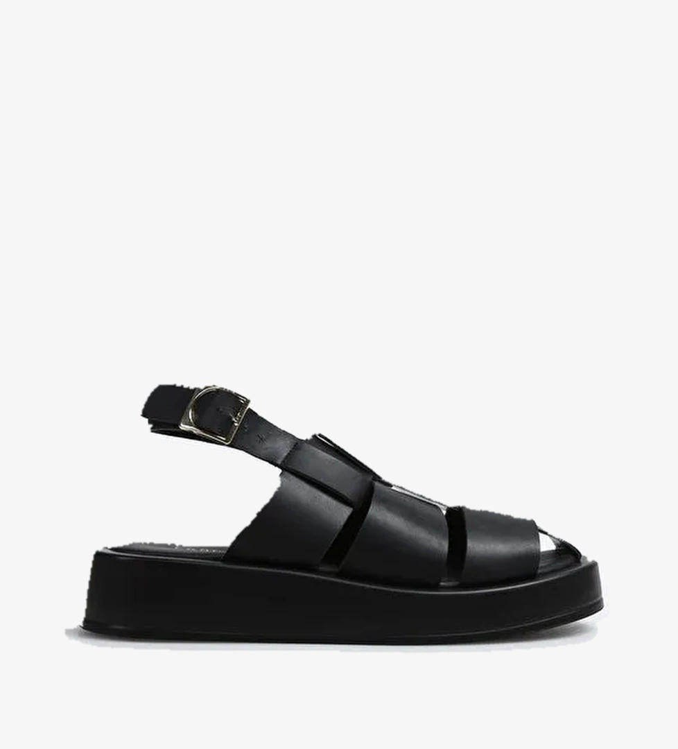 Fabrika Siyah Kadın Sandalet TRISHNA - Görsel 1