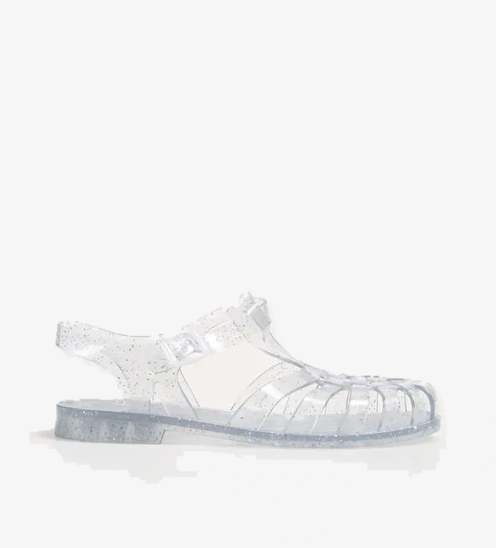 Fabrika Şeffaf Kadın Plaj Terliği KALKEN NEW