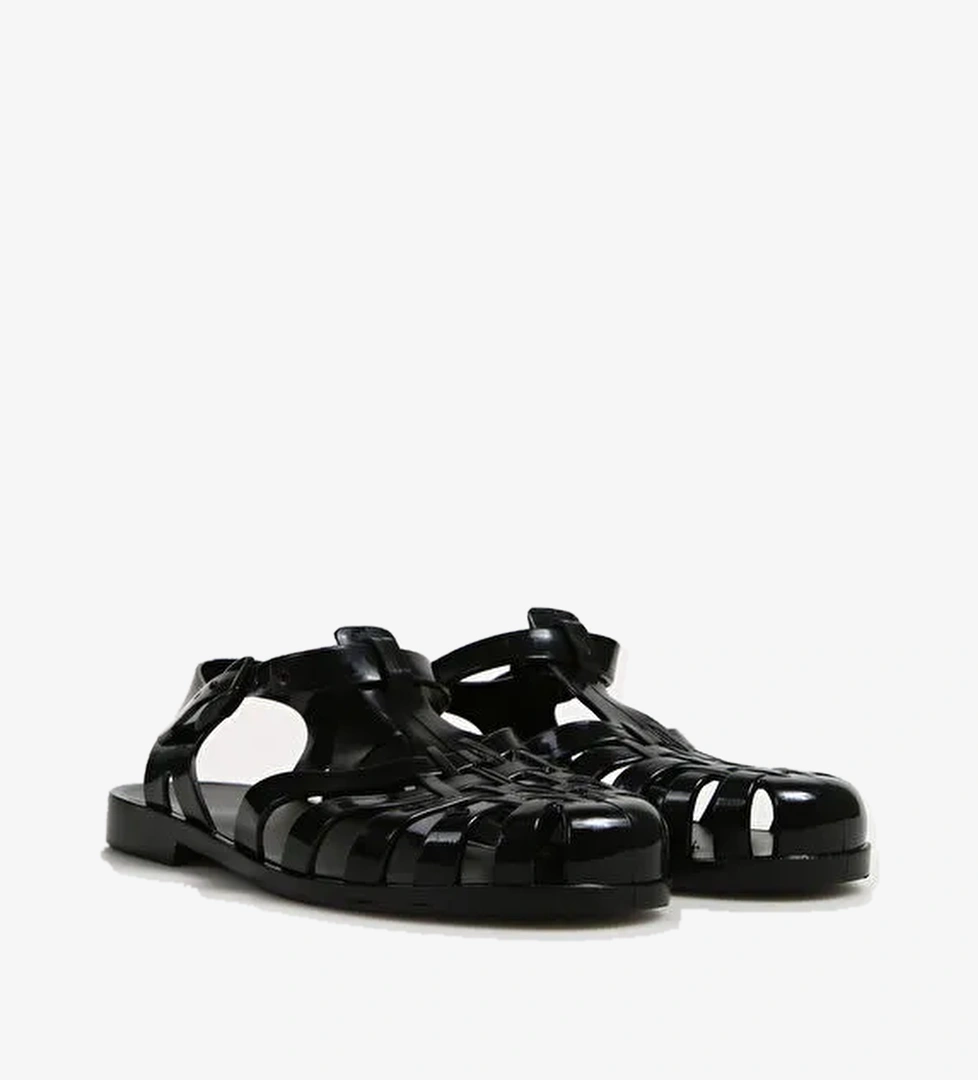 Fabrika Siyah Kadın Plaj Terliği KALKEN NEW