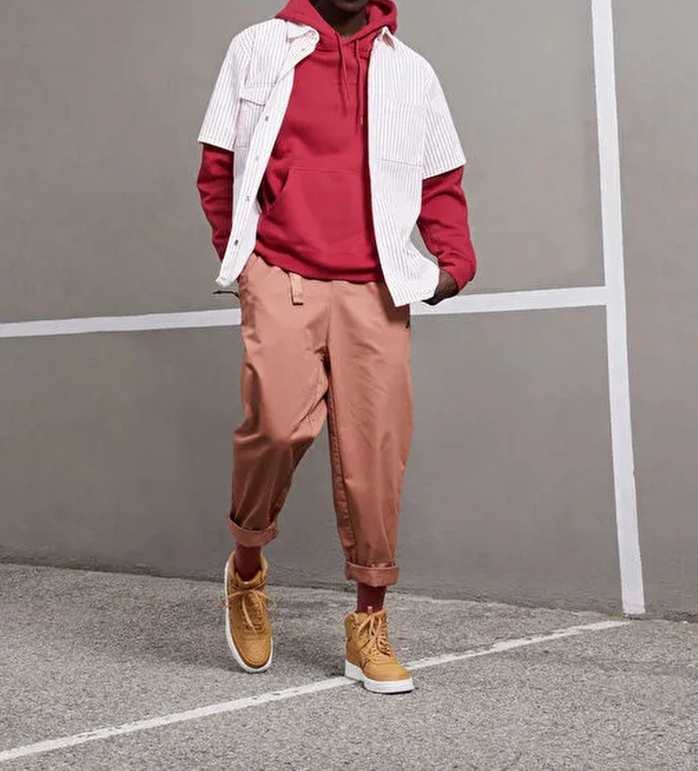 Nike DR7882-700-NIKE COURT VISION MID WN Sarı - Altın Erkek Günlük Spor Ayakkabı