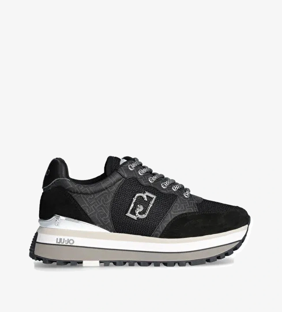 Liu Jo Liu Jo Siyah Kadın süet Sneaker LIUJO MAXI WONDER 57 model görseli