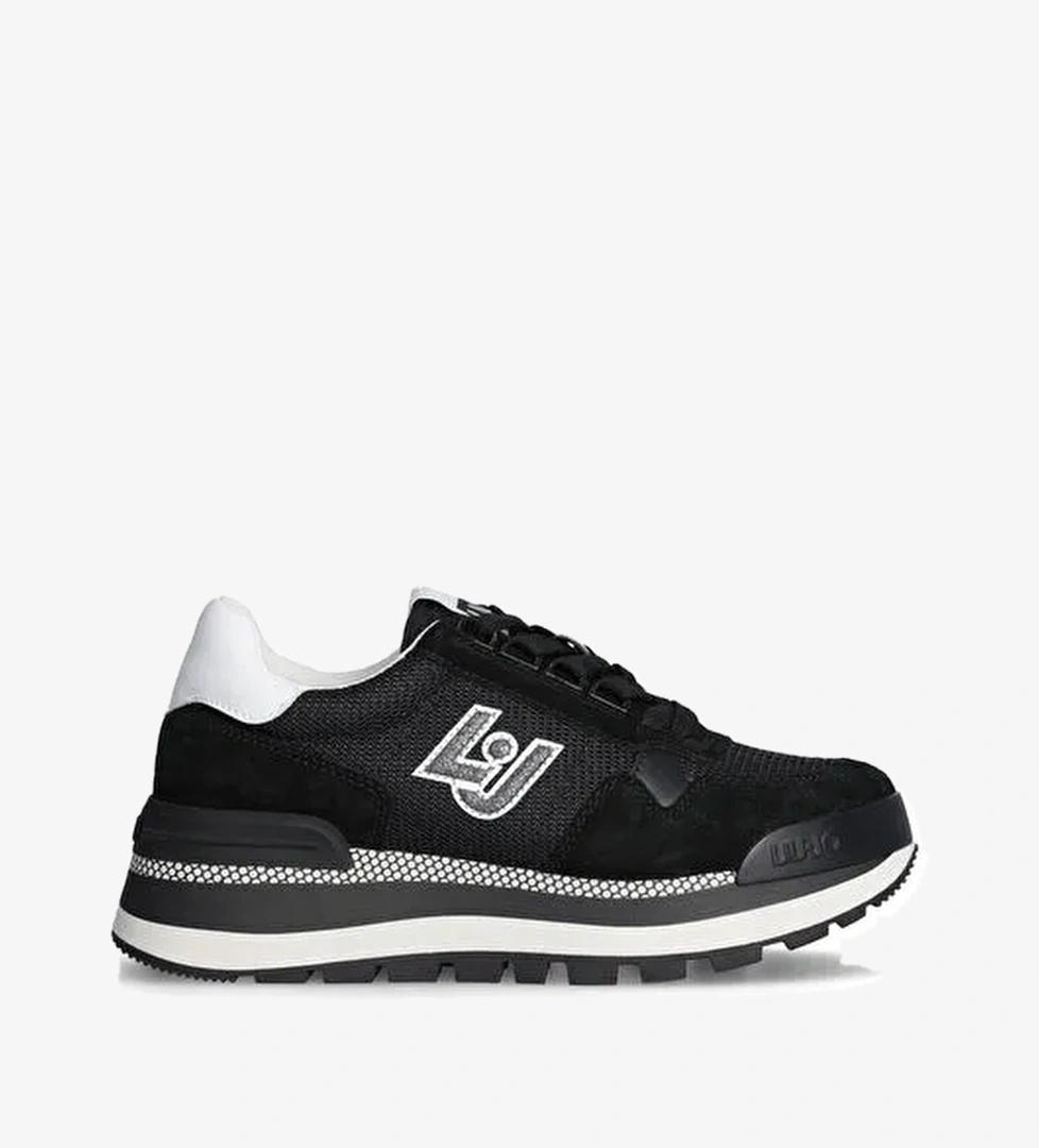 Liu Jo Liu Jo Siyah-Beyaz Kadın Süet Sneaker AMAZING 16 model görseli