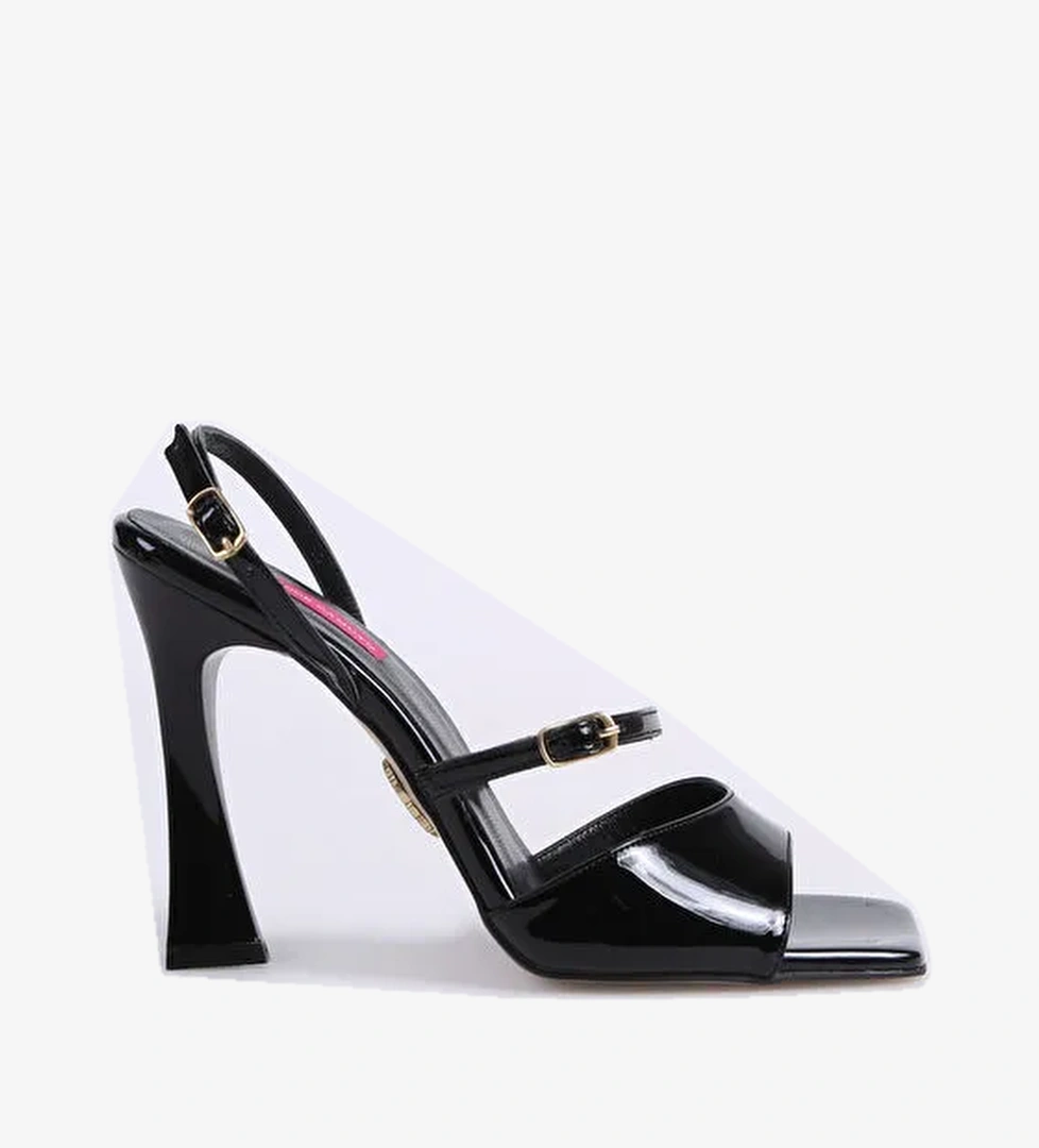 Vince Camuto Vince Camuto Bordo Siyah Kadın Deri Topuklu Ayakkabı Quinn model görseli