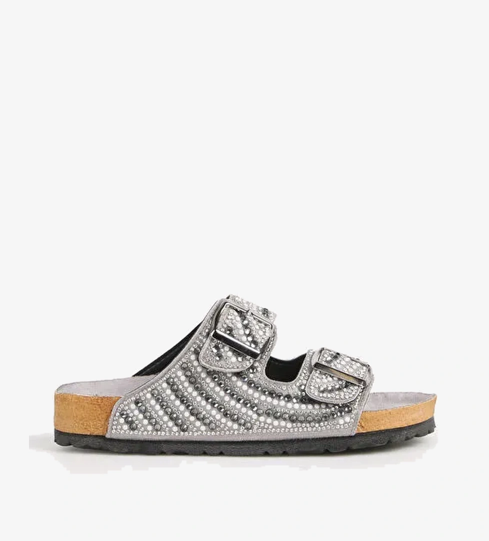 F By Fabrika F By Fabrika Altın Gümüş Kadın Terlik Valen model görseli