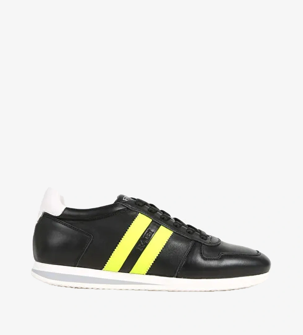 Fabi Fabi Siyah-sarı Beyaz-turuncu Erkek Deri Sneaker Fu0508.b00olm87n model görseli