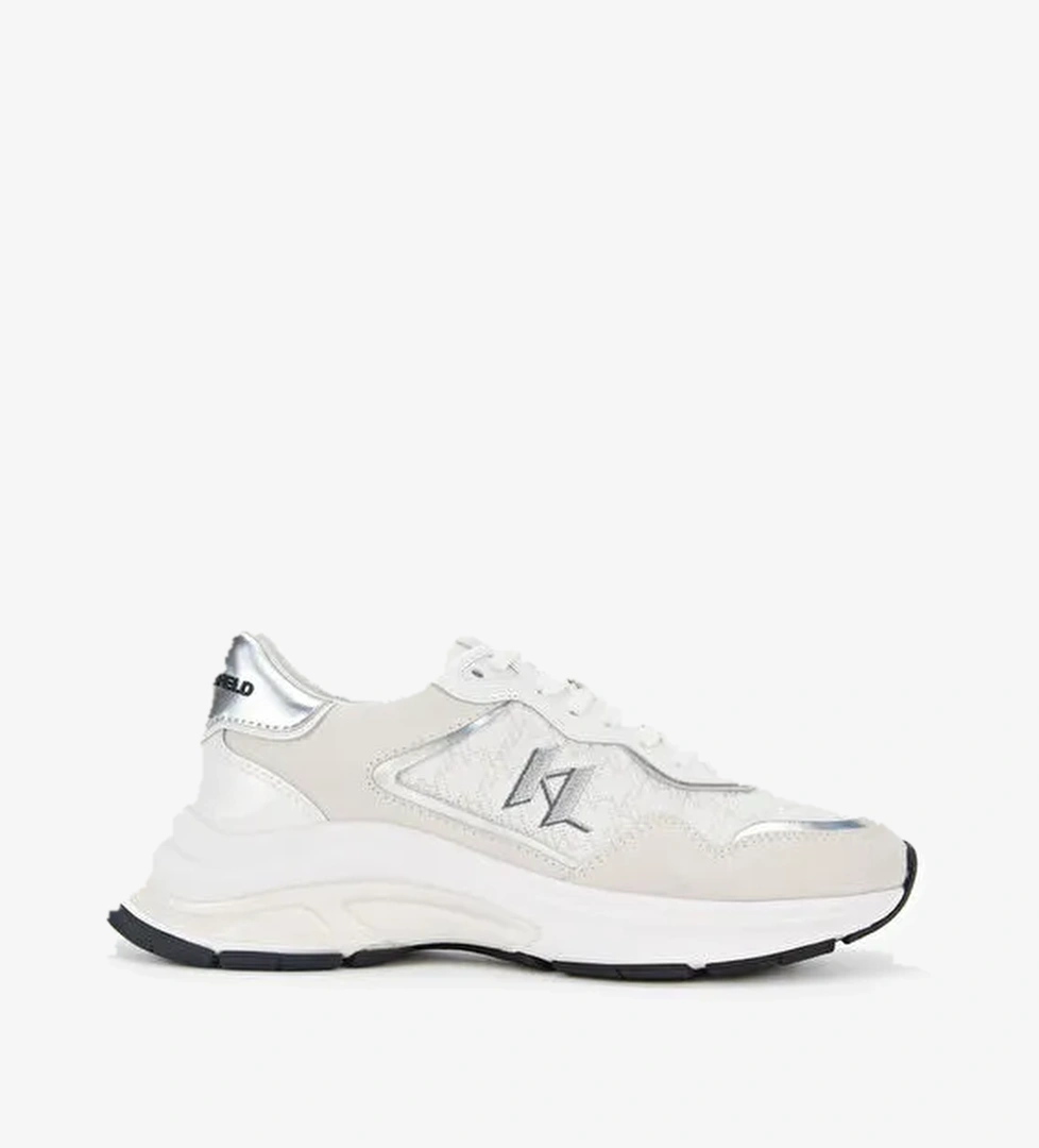 Karl Lagerfeld Karl Lagerfeld Bej Beyaz-Gümüş Kadın deri Sneaker KL6316541S | Boyner Bej - 1. görsel