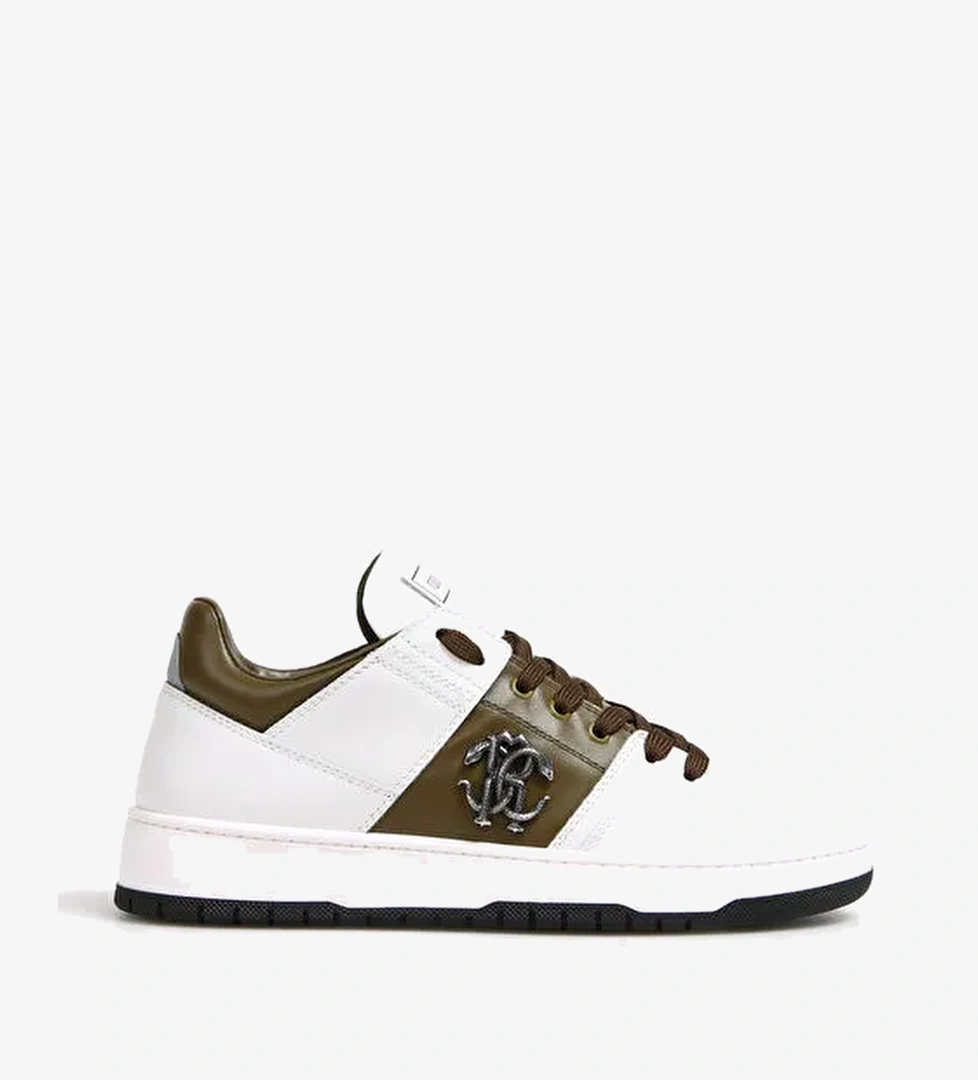 Roberto Cavalli Beyaz Erkek Deri Sneaker 20727