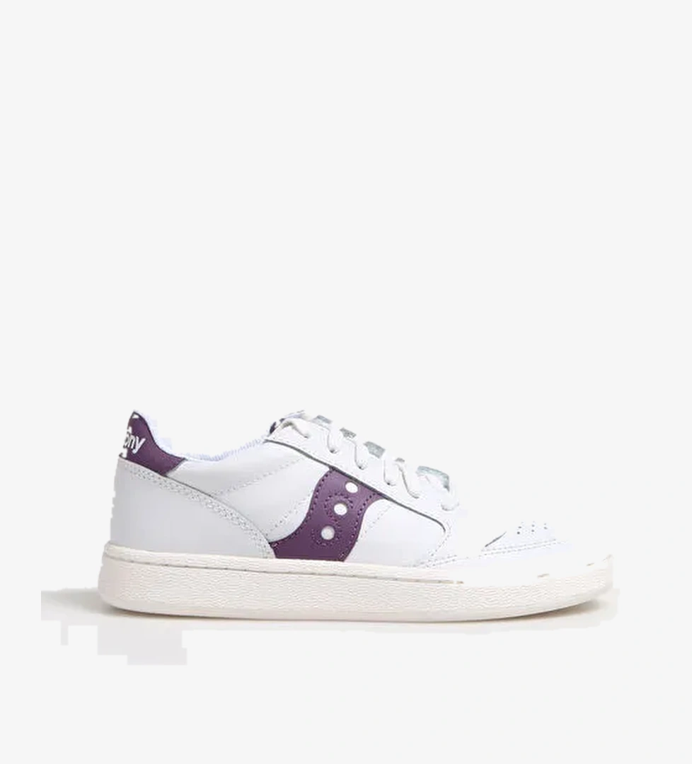 Saucony S60759-10 Beyaz - Mor Deri Kadın Günlük Spor Ayakkabı - Görsel 1