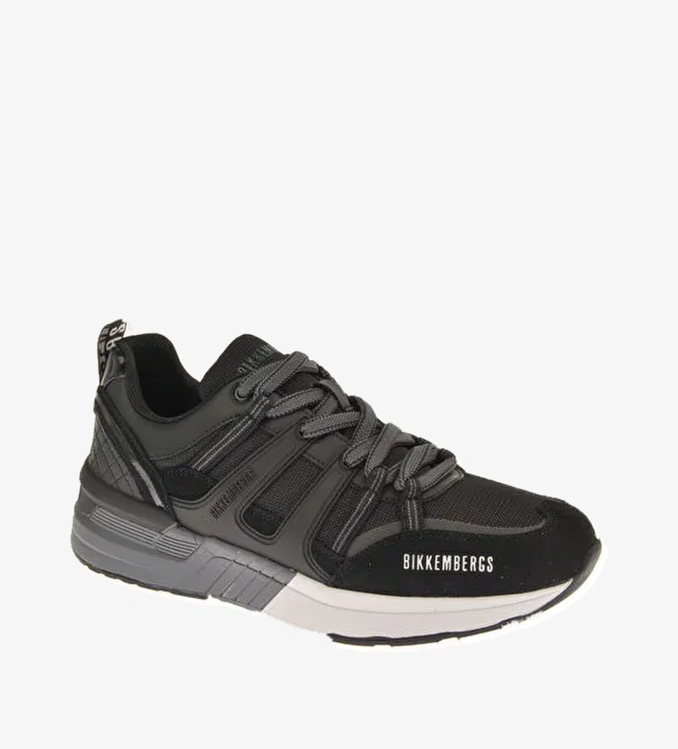 Dirk Bikkembergs Siyah-Gri Erkek deri Sneaker 20213/CP