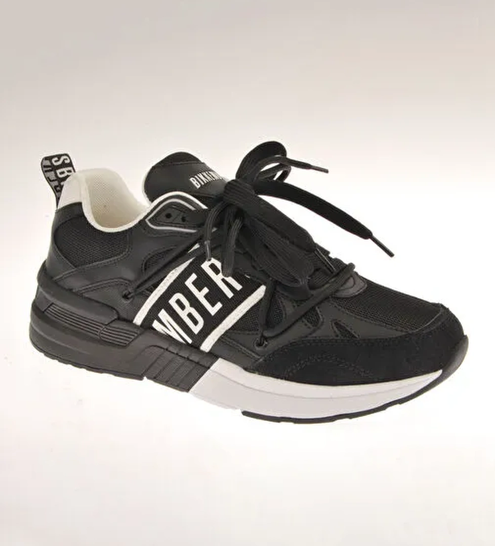 Dirk Bikkembergs Siyah-Beyaz Erkek deri Sneaker 20212/CP