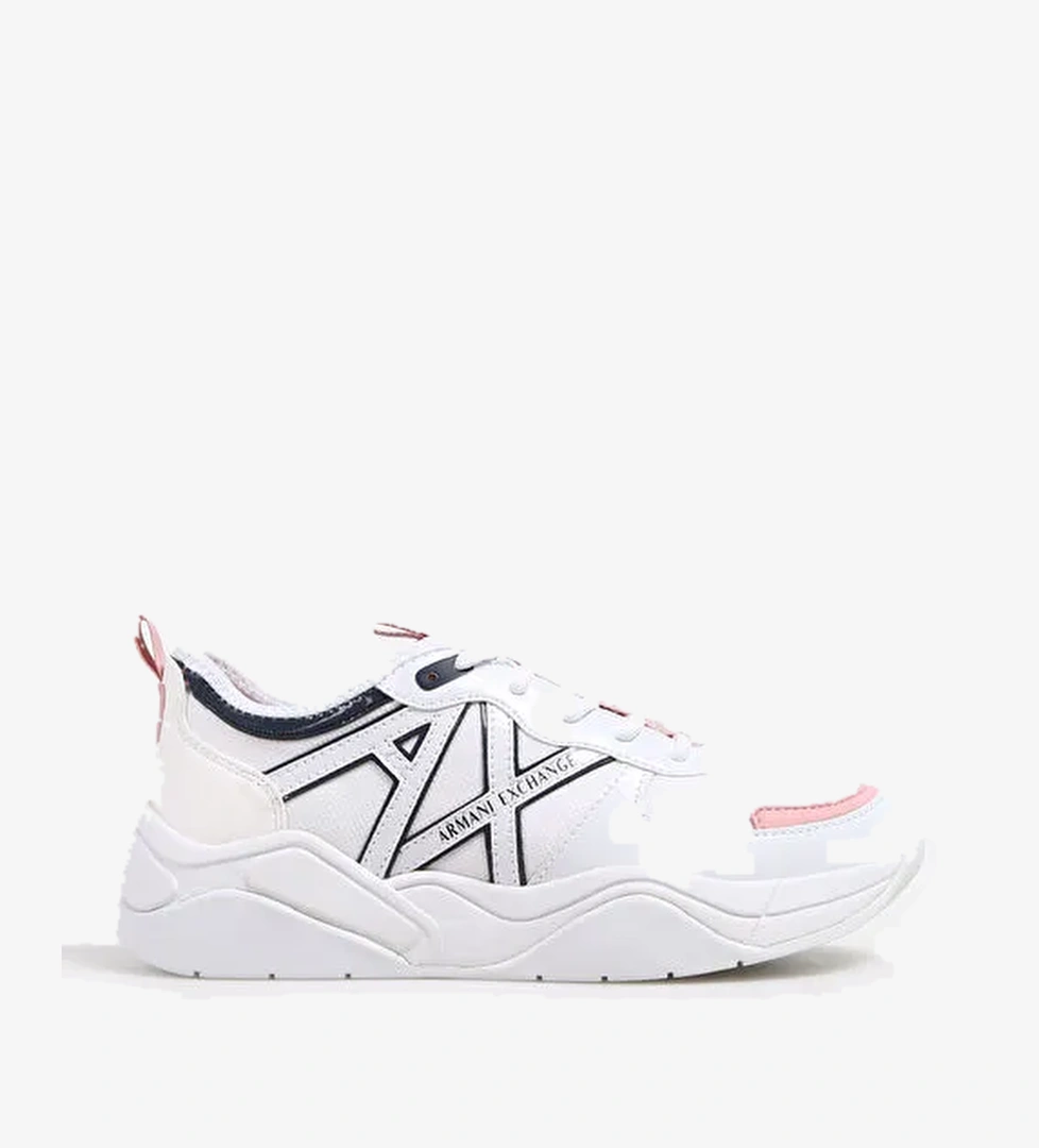 Armani Exchange Beyaz-Pembe Kadın Sneaker XDX039XV311S939 - Görsel 1