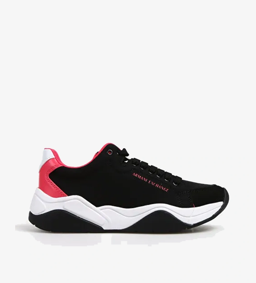 Armani Exchange Siyah-Pembe Kadın Sneaker XDX140XV736S944 - Görsel 1