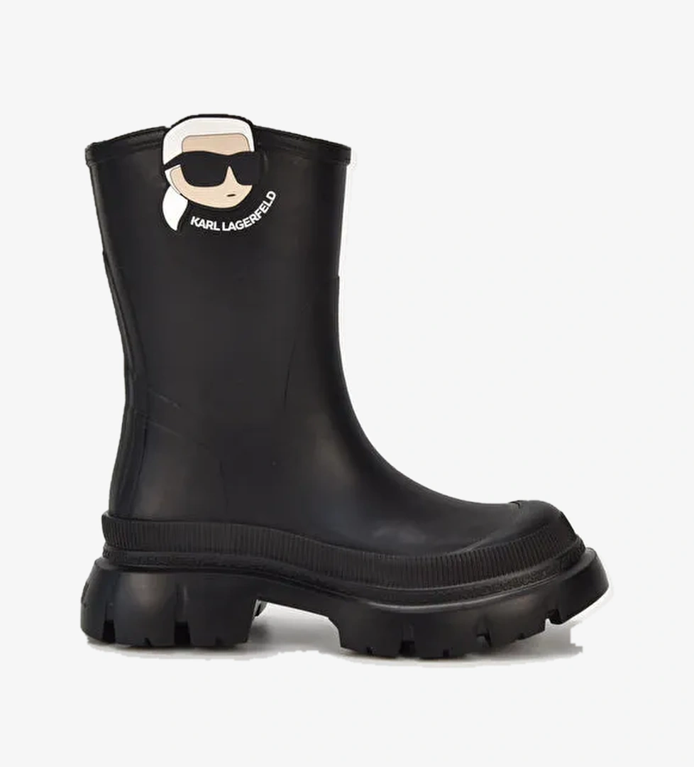 Karl Lagerfeld Siyah Kadın Yağmur Botu KL43567V00 - Görsel 1