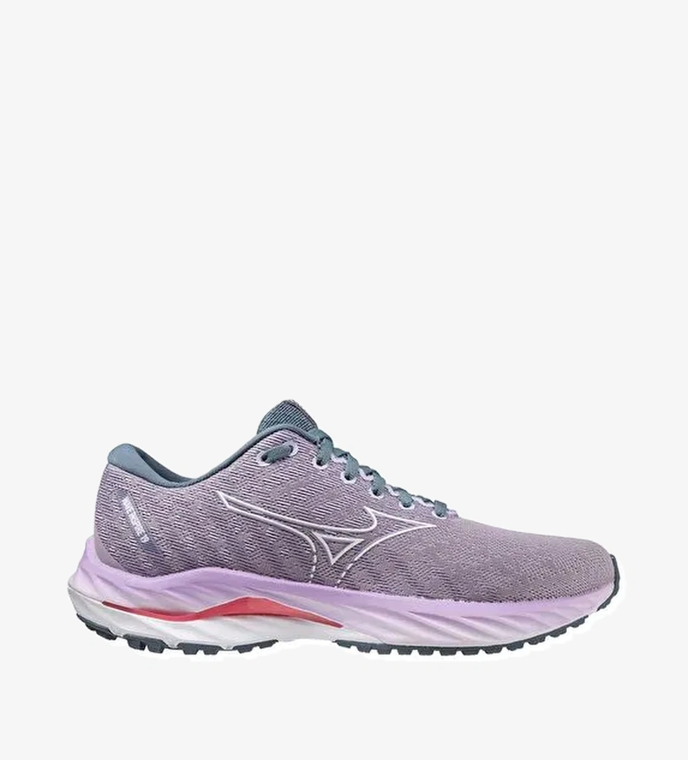 Mizuno J1GD234425-Wave Inspire 19 Lila Kadın Koşu Ayakkabısı - Görsel 1