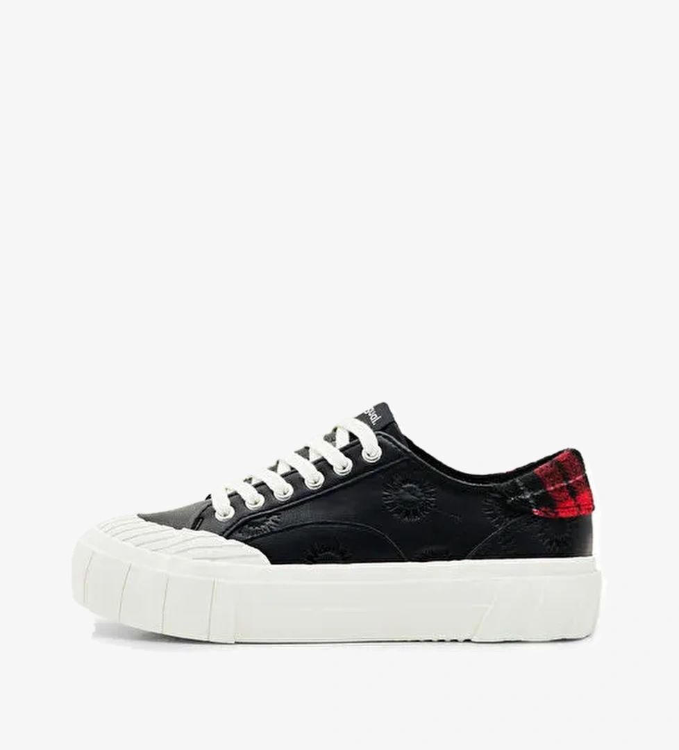 Desigual Siyah-Kırmızı Kadın Sneaker 23WSKP112000 - Görsel 1